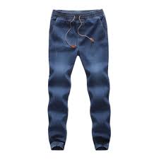 If it is too warm to wear sweatpants where you live, however, consider giving sweatshirts a try. Sweatpants For Men Casual Autumn Denim Cotton Elastic Draw String Work Trousers Jeans Pants Military Pants Joggers Male Trousers Buy At The Price Of 7 70 In Aliexpress Com Imall Com