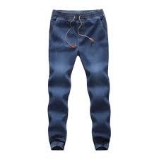 These throwback sweatpants feature an open leg and stretch elastic waist with a drawstring. Sweatpants For Men Casual Autumn Denim Cotton Elastic Draw String Work Trousers Jeans Pants Military Pants Joggers Male Trousers Buy At The Price Of 7 70 In Aliexpress Com Imall Com