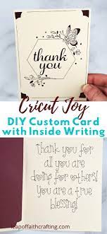 To create the insert, you will need to use the slice tool over the envelope. How To Make A Custom Cricut Joy Card Template Leap Of Faith Crafting