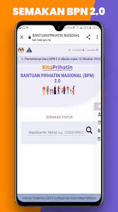 Hubungi bahagian bantuan prihatin nasional. Semakan Bpn 2 0 Semakan Bantuan Prihatin Nasional Fur Android Apk Herunterladen