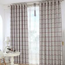 Enjoy our primitive country curtains, prairie curtains, swags, panel curtains, tab curtains, fishtail swags, valances and tiers. Quality Linen Jacquard Gray Living Room Plaid Curtains