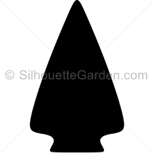 Arrowhead Silhouette Vector christmas tree | all silhouettes. arrowhead silhouette