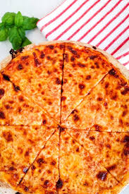 new york style thin crust pizza  food