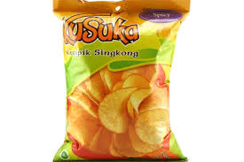 Kusuka keripik singkong (cassava chips) regular price. Spicy Cassava Chips Kripik 8 Oz By Kusuka