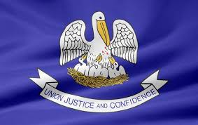 The flag of louisiana represents the u.s. Louisiana State Flag