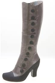Two Tone Black And Brown Boots Miz Mooz Anthem Tall Two Tone Boot In Gray Boots Victorian Shoes Shoe Boots