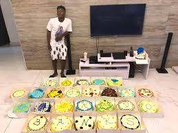 Personalised custom 25th birthday cake topper party decorations any name age 18th 21st 30th rose gold p1413 artigar 4.5 out of 5 stars (170) $ 7.66 free shipping add to favorites quick view 25th birthday newspaper poster sign, back in 1996, 25th birthday gift for him or her, 25th birthday poster, 25th birthday sign printable. Reekado Banks Brother Gives Him 25 Customised Cakes For His 25th Birthday Celebrities Nigeria