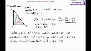 Fie dreapta ab din figura de mai jos care intersectează planul alfa în punctul o. Proiectii Ortogonale Pe Dreapta Teorema Inaltimii Teorema Catetei Teorem