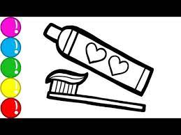 Mewarnai gambar sikat gigi dan odol mewarnai cerita terbaru lucu sedih humor kocak romantis. Sikat Dan Pasta Gigi Dengan Gambar Hati Belajar Menggambar Ara Plays Art Youtube