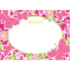 Maybe you would like to learn more about one of these? Lilly Pulitzer Correspondence Cards Hidden Garden