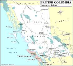 Map Of British Columbia Canada Province Of Bc Pacific Northwest Pacific Ocean British Columbia British Columbia Travel Columbia Map