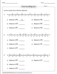 The midpoint formula date_____ period____ find the midpoint of each line segment. Midpoint Formula Worksheets