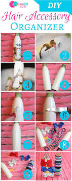 How To Make A Hair Accessory Organizer Using Recycled Materials Organizing Hair Accessories Diy Hair Accessories Organizer Diy Hair Accessories