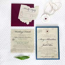 Pin On Ohio Wedding Invite Designs