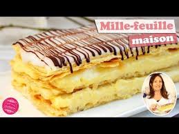 Le Mille Feuille Traditionnel Maison La Recette Avec Creme Patissiere A La Vanille Pate Feuilletee Et Fond Recettes De Patisserie Recette Dessert Patisserie