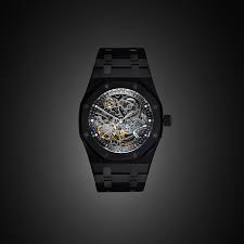 Code 11.59 by audemars piguet selfwinding chronograph. Black Out Audemars Piguet Skeleton Dial Audemars Piguet Custom Watch Piguet