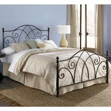If a bed isn't positioned properly, throw away the symmetry within the room. White Wrought Iron Bed Headboard Deland Bedroom Furniture Ideas Frame Cast Twin Elliott S Beds Vintage Frames Queen Heavy Apppie Org