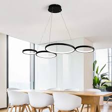 .dimmbar, hängelampe esstischlampehuis gebrauchte esstischlampe dimmbar durch touch an der lampe 4 x 20w halogenlampen für. 4 Ring Pendelleuchte Led Hangelampe Kaufland De