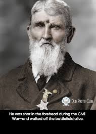 The Battle of Chickamauga, 1863. Jacob Miller should have died that day. A  bullet struck him right in the forehead. Not a graze. Not a ricochet. A  direct hit between the eyes.