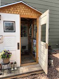 Check spelling or type a new query. Love My Garden Shed Made From Old Doors And Recycled Materials Garden Shed Shed Old Doors