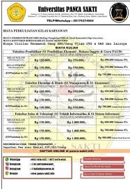 Mencetak bukti pendaftaran online melalui akun pendaftaran. Pendaftaran Universitas Panca Sakti Bekasi Kelas Karyawan Kuliah Karyawan