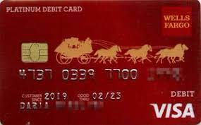 Maybe you would like to learn more about one of these? Bank Card Wells Fargo Platinum Debit Card Wells Fargo United States Of America Col Us Vi 0887