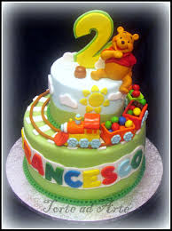 Torta Compleanno Trenino E Winnie The Pooh Torte Idee Torta Dolci