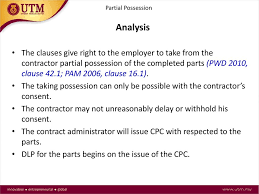 Repairing of concrete or bituminous roads. Construction Law And Contract I Ppt Download