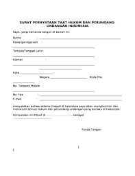 Sanggup dan bersedia mentaati peraturan yang berlaku pada praktikum rangkaian logika. Surat Pernyataan Taat Hukum Dan Perundang Undangan Indonesia Doc Template Pdffiller