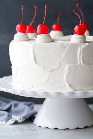 Mix the ingredients until they are dispersed evenly. Cherry Chip Cake With Whipped Vanilla Buttercream Completely Delicious