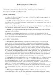 Check spelling or type a new query. Free Photography Contract Template 2021 Bonsai