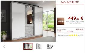 Armoire Bodil Gris Portes Coulissantes Pas Cher Armoire Vente Unique Ventes Pas Cher Com Porte Coulissante Porte Coulissante Pas Cher Armoire Avec Miroir