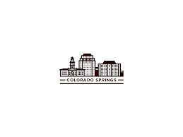 Colorado Springs Illy Flat Logo Design Graphic Design Logo Logo Design