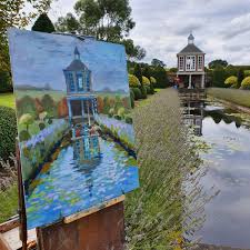Buy art by stephen johnston at gormleys fine art gallery. Paint Out Norfolk On Twitter Monet Inspired Norwich Artist Stephen Johnston Paints The Folly Canal Reflection Lined By Lavender At Hunworth Hall Part Of The Pleinair Paint Out Norfolk Gardens Series