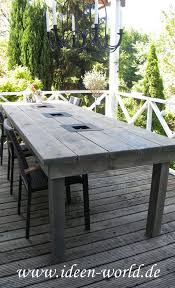 Der Besondere Tisch Gartentisch Outdoor Dekorationen Tische Im Freien