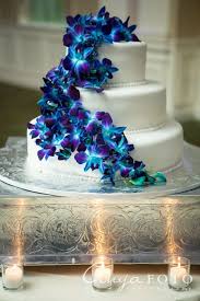 Only Like Orchids On It Wedding Cake Blue Orchid Wedding Cake Orchid Wedding Cake Purple Wedding Cakes Blue Orchid Wedding