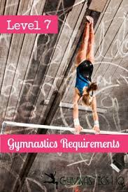 Level 7 Gymnastics Requirements Gymnastics Levels Gymnastics Skills Olympic Gymnastics
