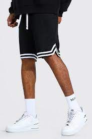 Shop the latest selection of nike basketball shorts at foot locker. Tall Airtex Basketball Shorts Mit Streifen Boohooman