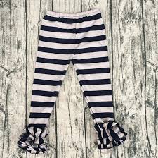 Baby Kids Icing Ruffle Pants Best Selling Christmas Children Girl Ruffle Black Stripe Pants Boys Pant Size Chart Junior Girls Snowboard Pants From