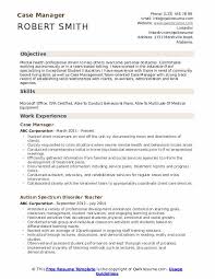Case Manager Resume Samples Qwikresume