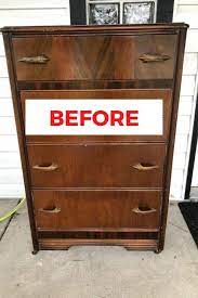 Creative Tall Dresser Makeover Idea Diy Dressers Makeover Dresser Makeover Diy Dresser Makeover