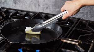 Oil the inside of the cooking surface and then heat it until the fat polymerizes, repeating the process to build up a protective layer. How To Season A Cast Iron Skillet Bon Appetit