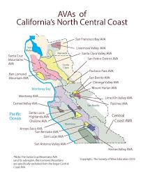 Swe Map 2019 Ca North Central Coast Wine Map Map Wine Education