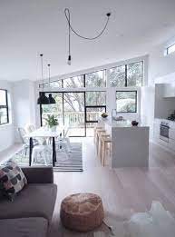 pinterest amenagement cuisine ouverte ilot central interior de design design de interiores casa sala de estar de plano aberto