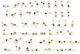 22 rigorous free yoga poses chart