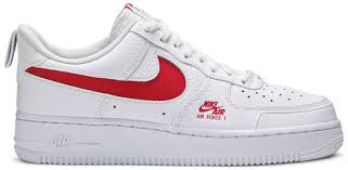 The site owner hides the web page description. Air Force 1 Low Utility White Red Nike Cw7579 101 Goat