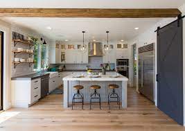 Most modern farmhouse kitchens tend to feature pendant lights above the island workspace, and this setup by sarah bartholomew is no exception. New Construction Modern Farmhouse Design Ideas Home Bunch Interior Design Ideas
