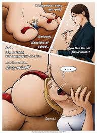Giantess Detention comic porn - no escape from her size