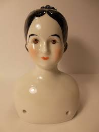 UFDC 1960 Convention doll head -"Lucy Webb Hayes"
