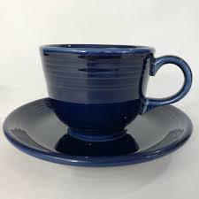 Maybe you would like to learn more about one of these? Fiesta Cobalt Blue Cup And Saucer Set Contemporary Fiestaware Coffee Tea Fiesta Blue Cups Cup And Saucer Set Cup And Saucer